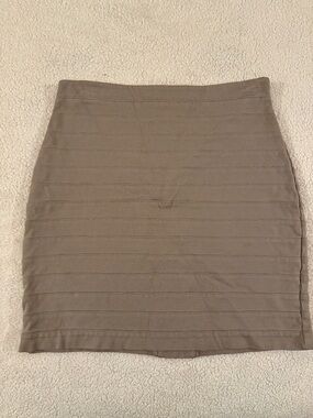 Express Taupe Pencil Skirt